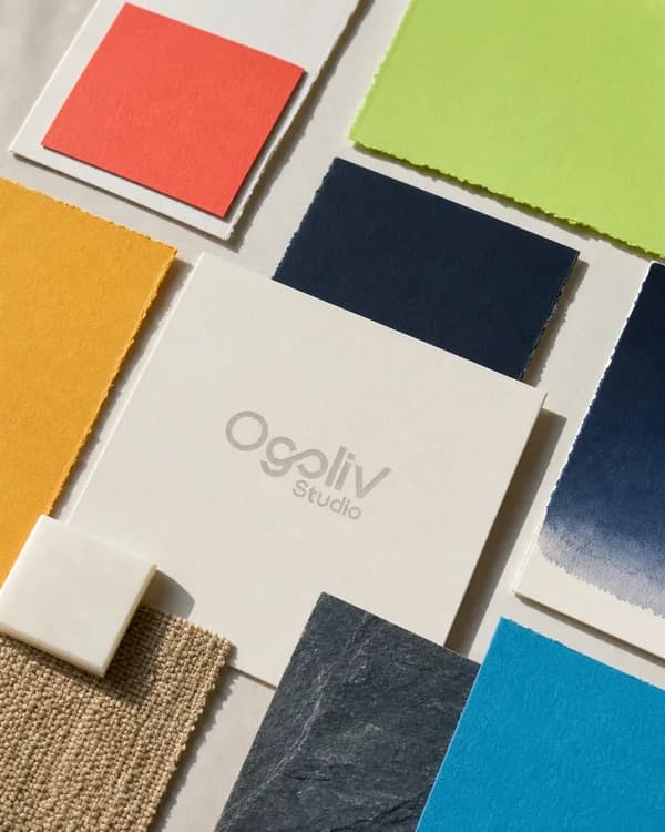 Ogoliv Studio colour and material system